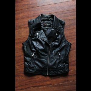Guess faux leather vest